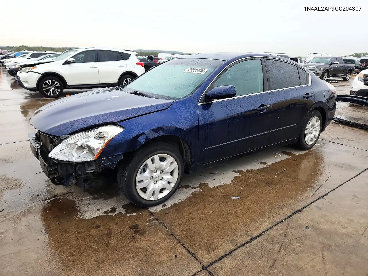 NISSAN ALTIMA 2012, VIN 1N4AL2AP9CC204307