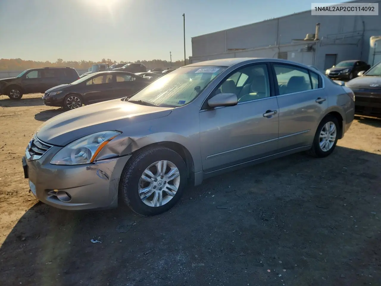 NISSAN ALTIMA 2012, VIN 1N4AL2AP2CC114092