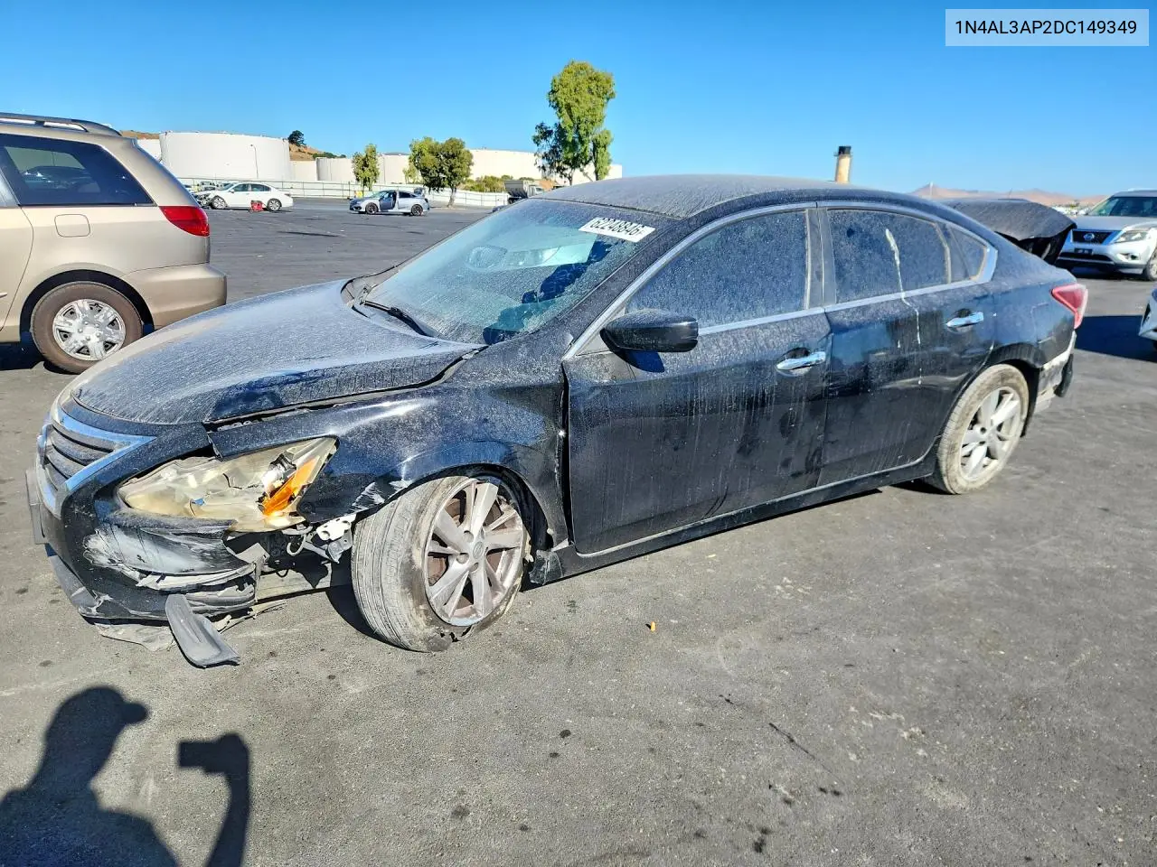 NISSAN ALTIMA 2013, VIN 1N4AL3AP2DC149349