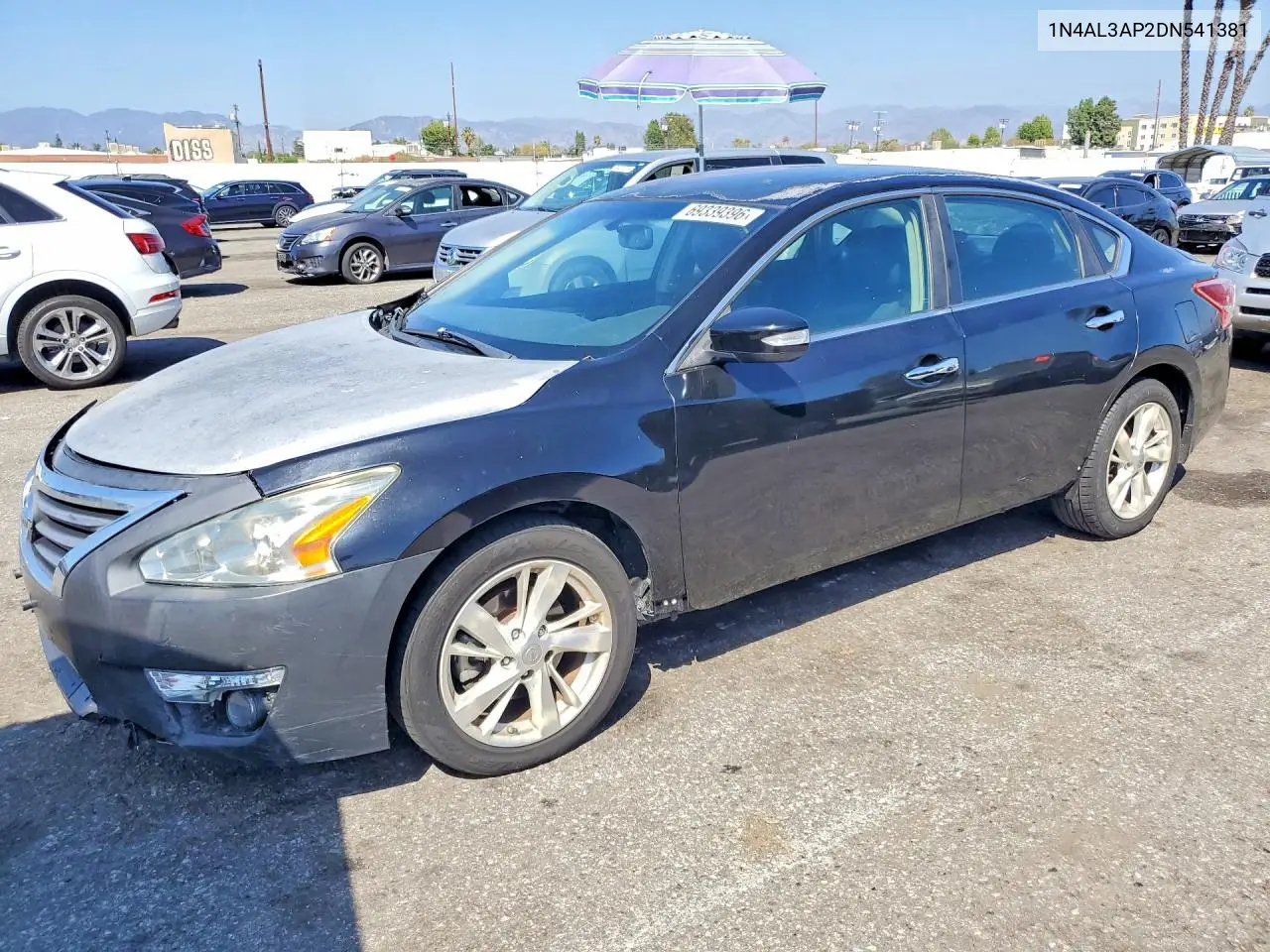 NISSAN ALTIMA 2013, VIN 1N4AL3AP2DN541381