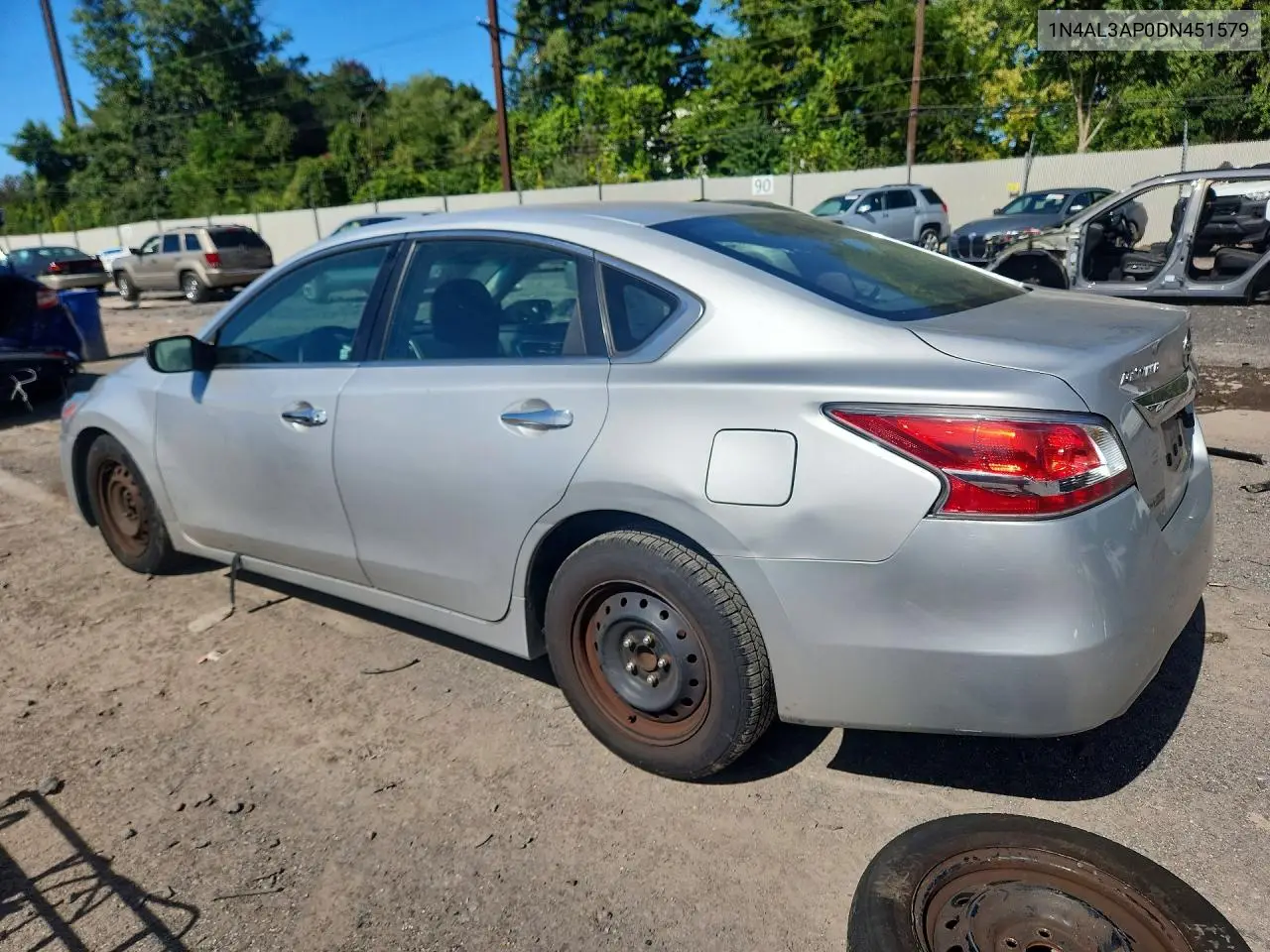 2013 NISSAN ALTIMA VIN 1N4AL3AP0DN451579 — фото 2