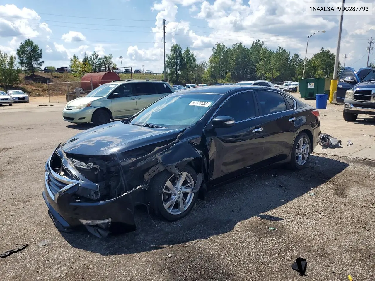 NISSAN ALTIMA 2013, VIN 1N4AL3AP9DC287793