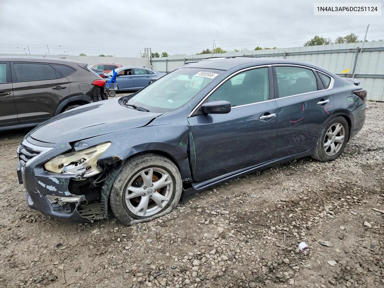NISSAN ALTIMA 2013, VIN 1N4AL3AP6DC251124