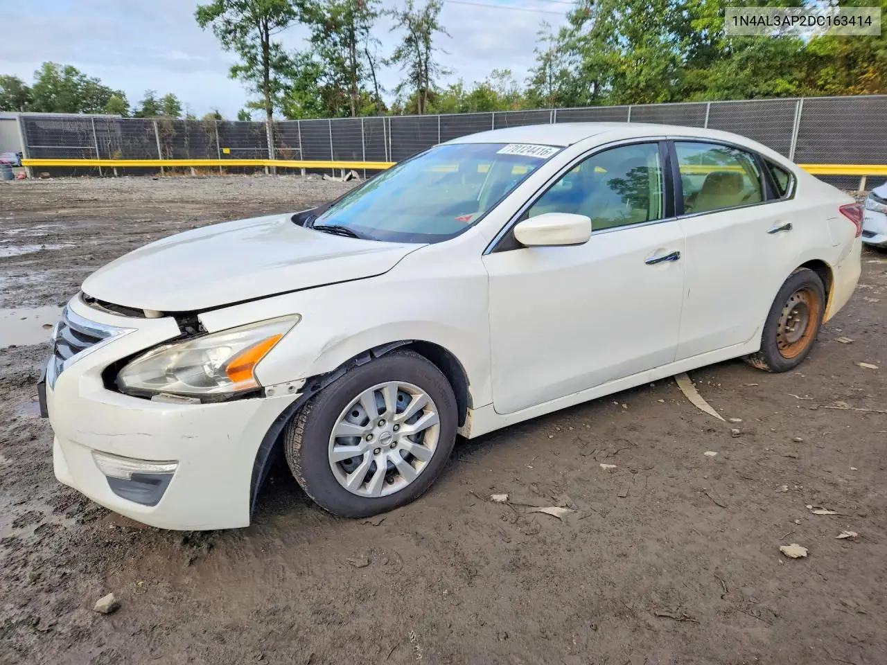 NISSAN ALTIMA 2013, VIN 1N4AL3AP2DC163414