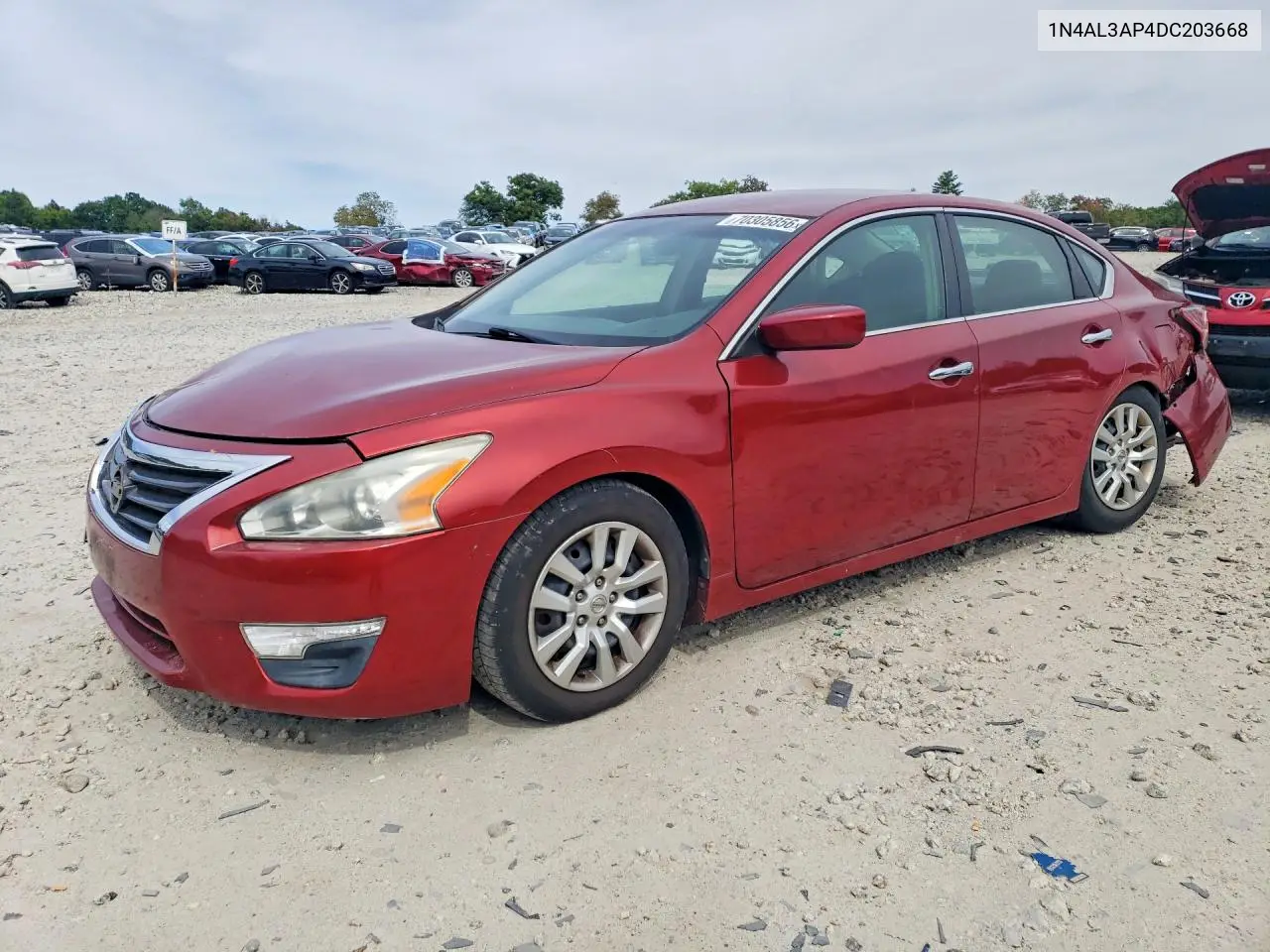 NISSAN ALTIMA 2013, VIN 1N4AL3AP4DC203668