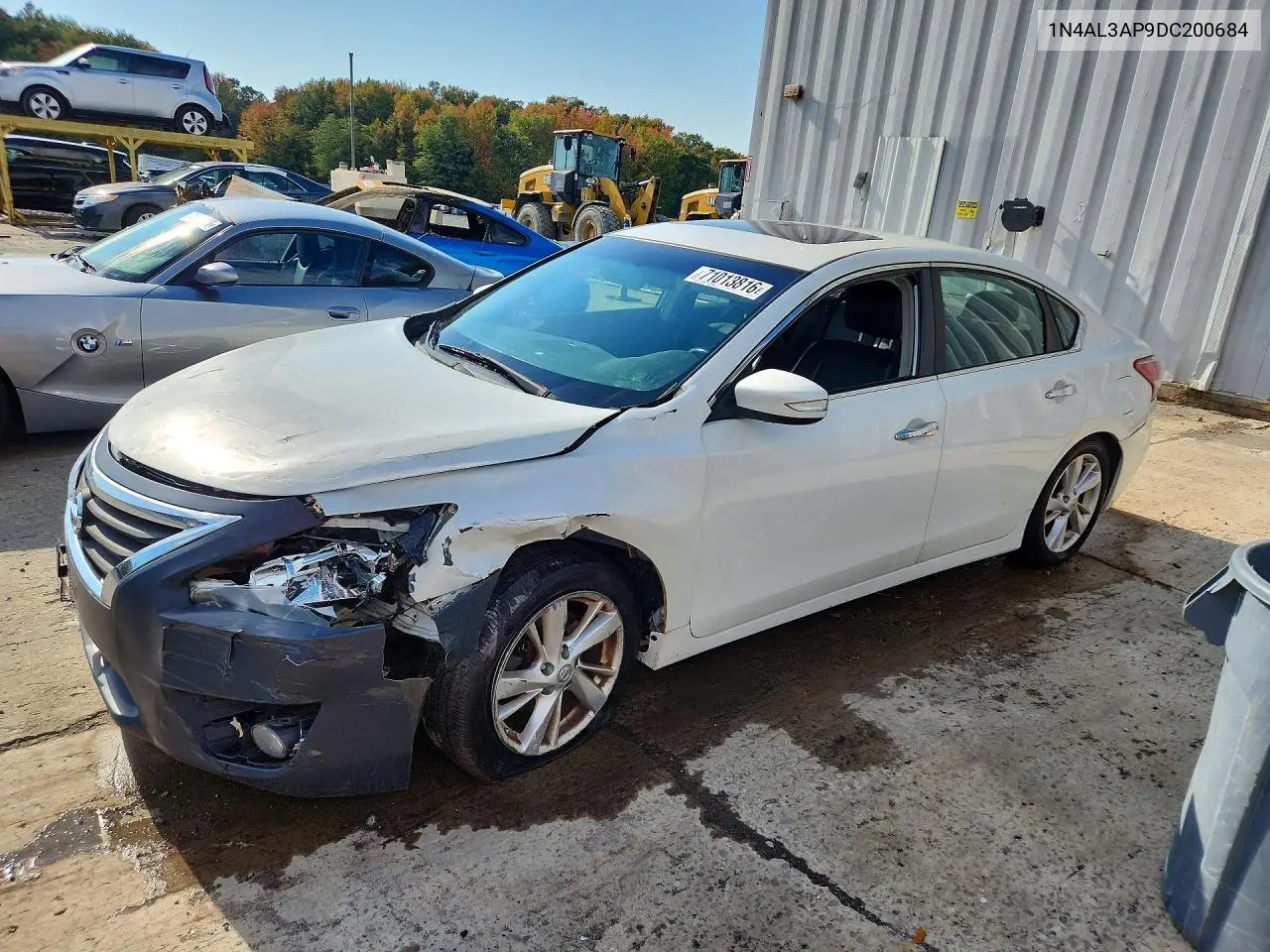 NISSAN ALTIMA 2013, VIN 1N4AL3AP9DC200684