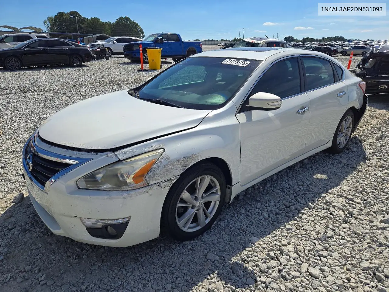 NISSAN ALTIMA 2013, VIN 1N4AL3AP2DN531093