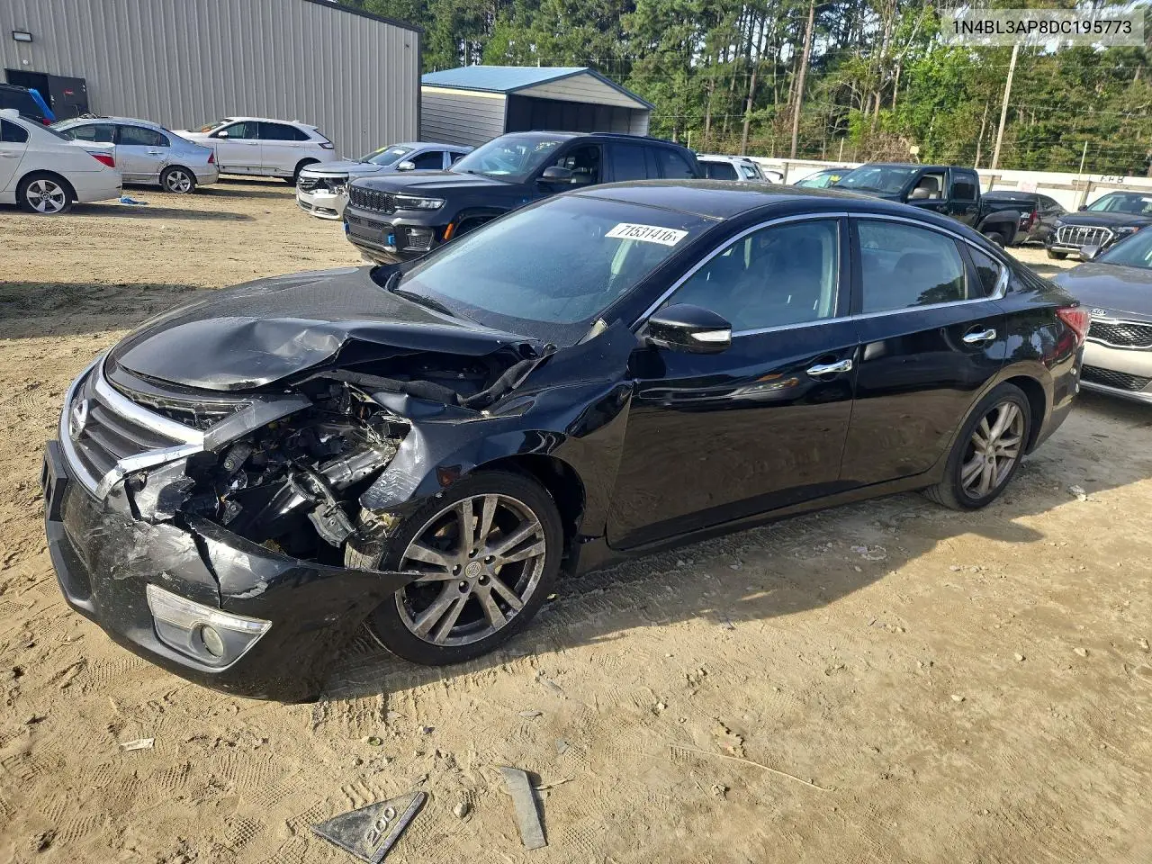 NISSAN ALTIMA 2013, VIN 1N4BL3AP8DC195773