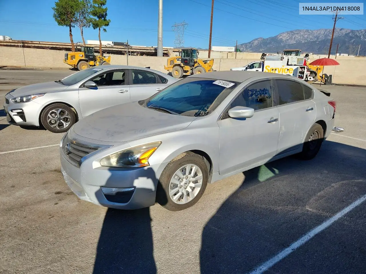NISSAN ALTIMA 2013, VIN 1N4AL3AP1DN418008