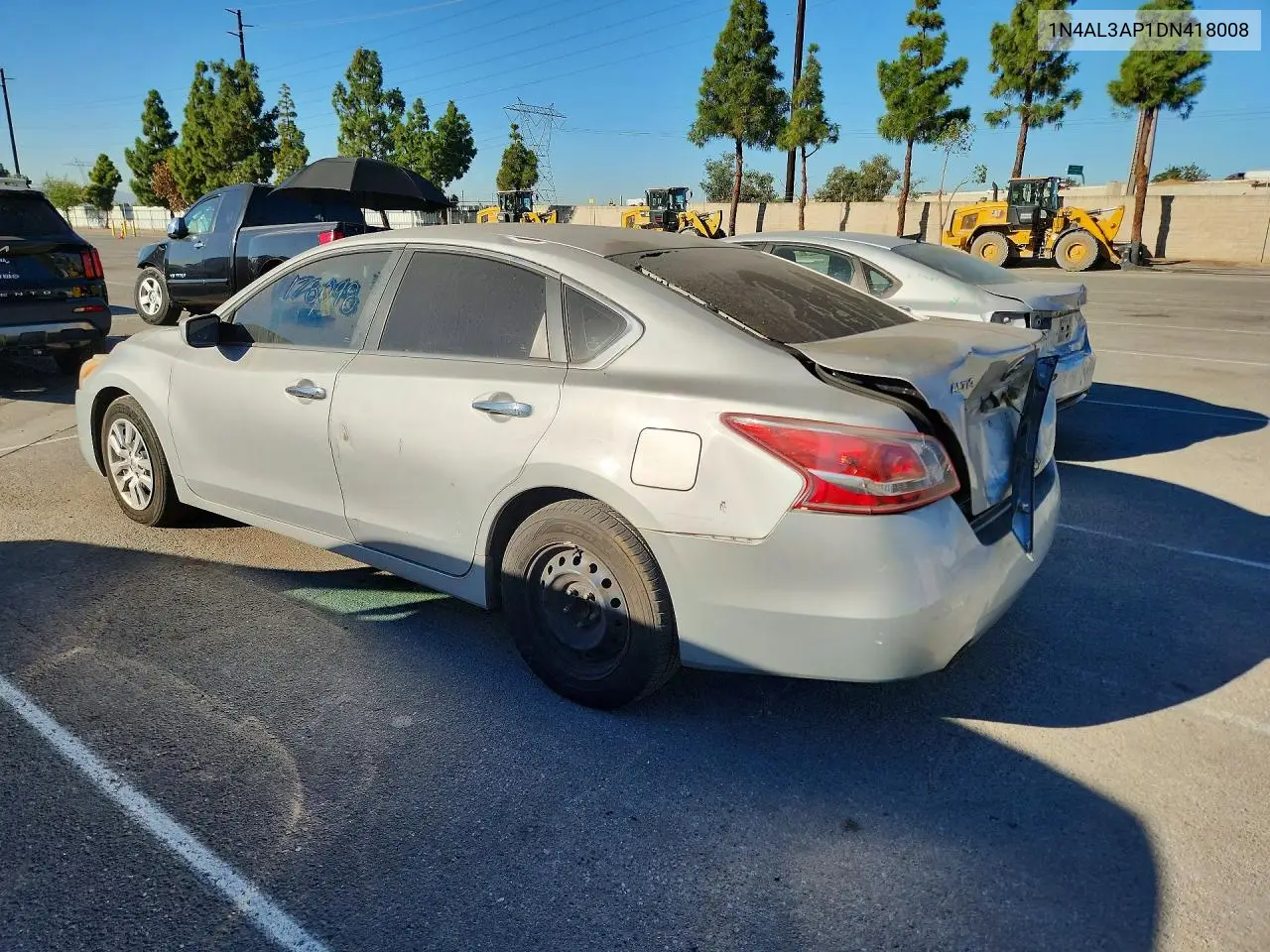2013 NISSAN ALTIMA VIN 1N4AL3AP1DN418008 — фото 2