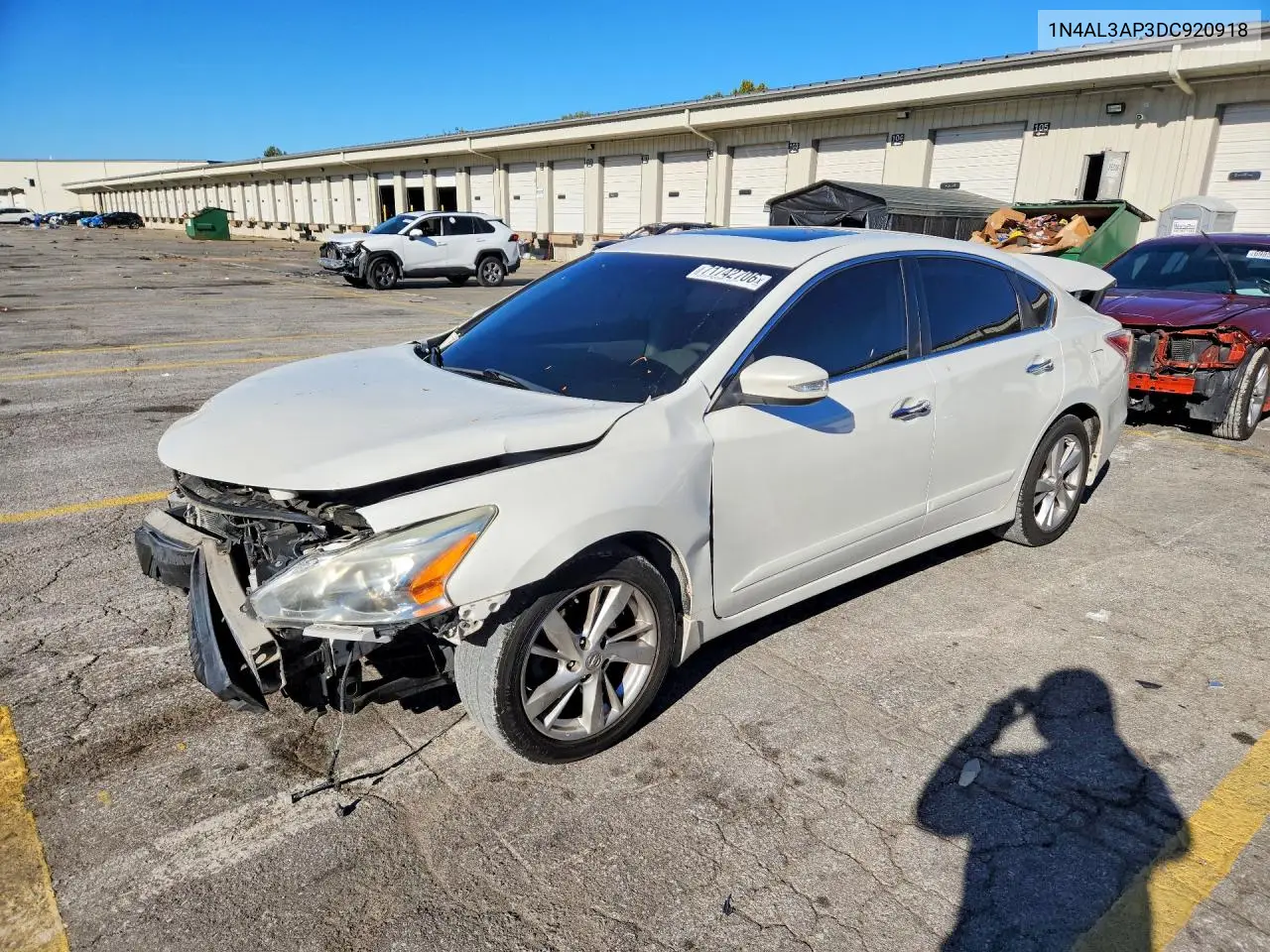 NISSAN ALTIMA 2013, VIN 1N4AL3AP3DC920918