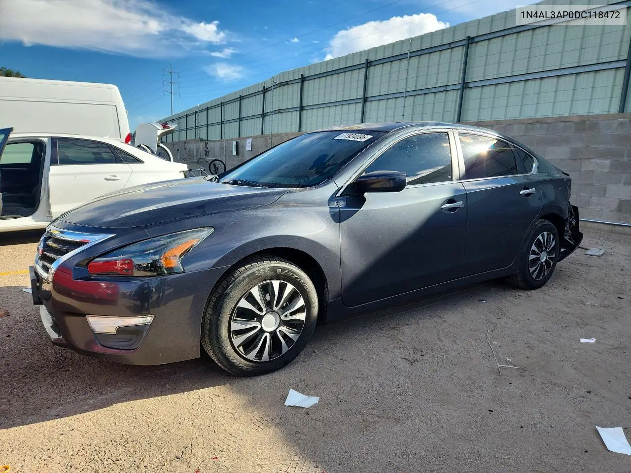 NISSAN ALTIMA 2013, VIN 1N4AL3AP0DC118472