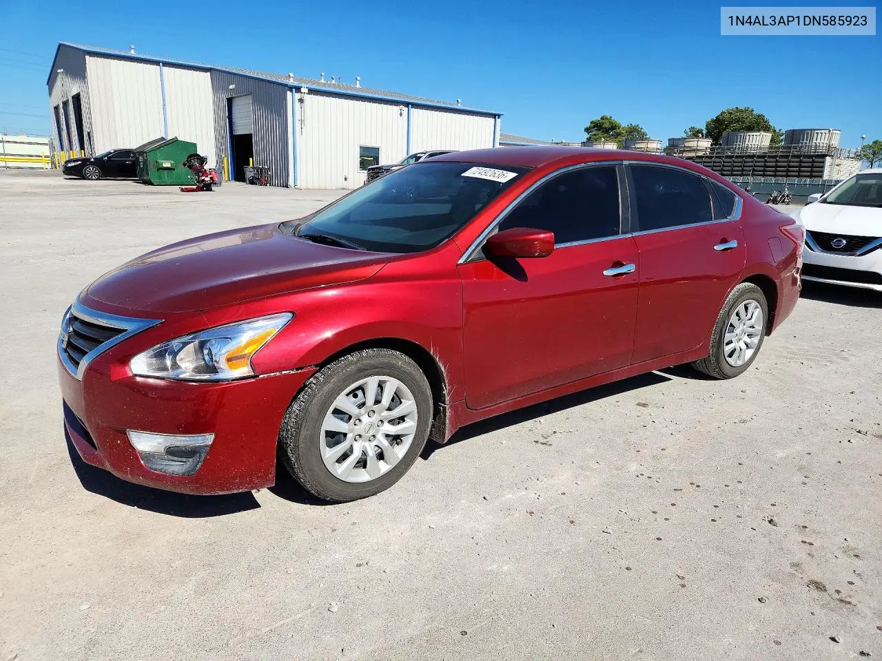 NISSAN ALTIMA 2013, VIN 1N4AL3AP1DN585923