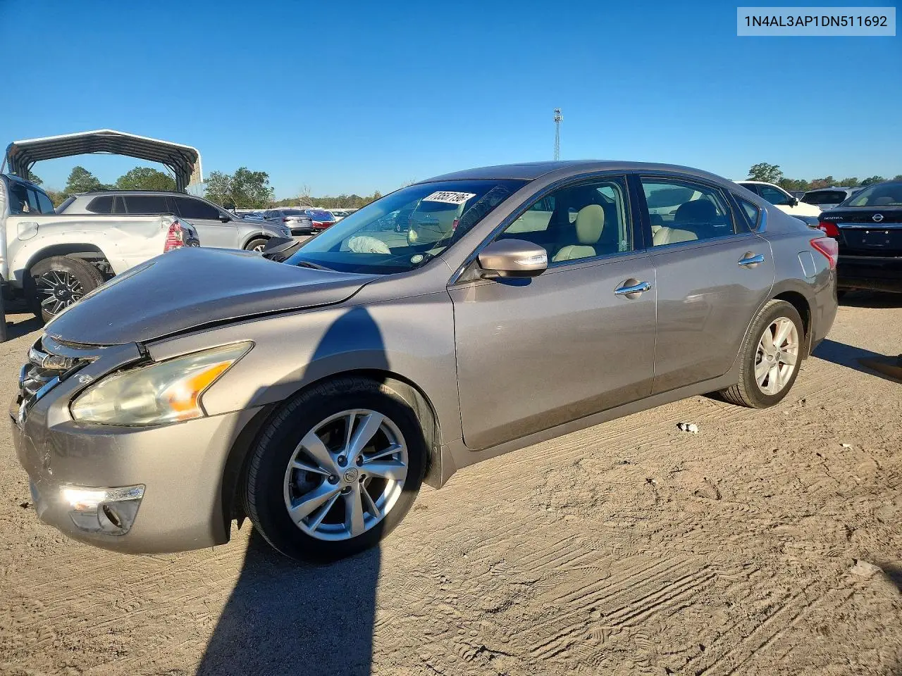NISSAN ALTIMA 2013, VIN 1N4AL3AP1DN511692