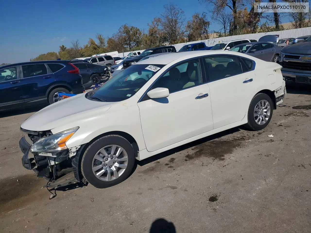 NISSAN ALTIMA 2013, VIN 1N4AL3APXDC110170