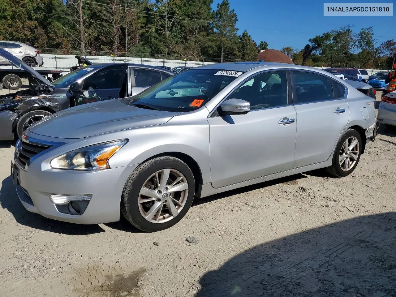 NISSAN ALTIMA 2013, VIN 1N4AL3AP5DC151810