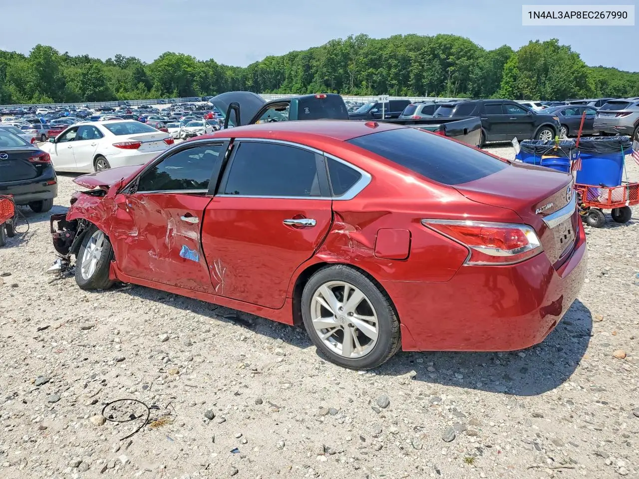 2014 NISSAN ALTIMA VIN 1N4AL3AP8EC267990 — фото 2