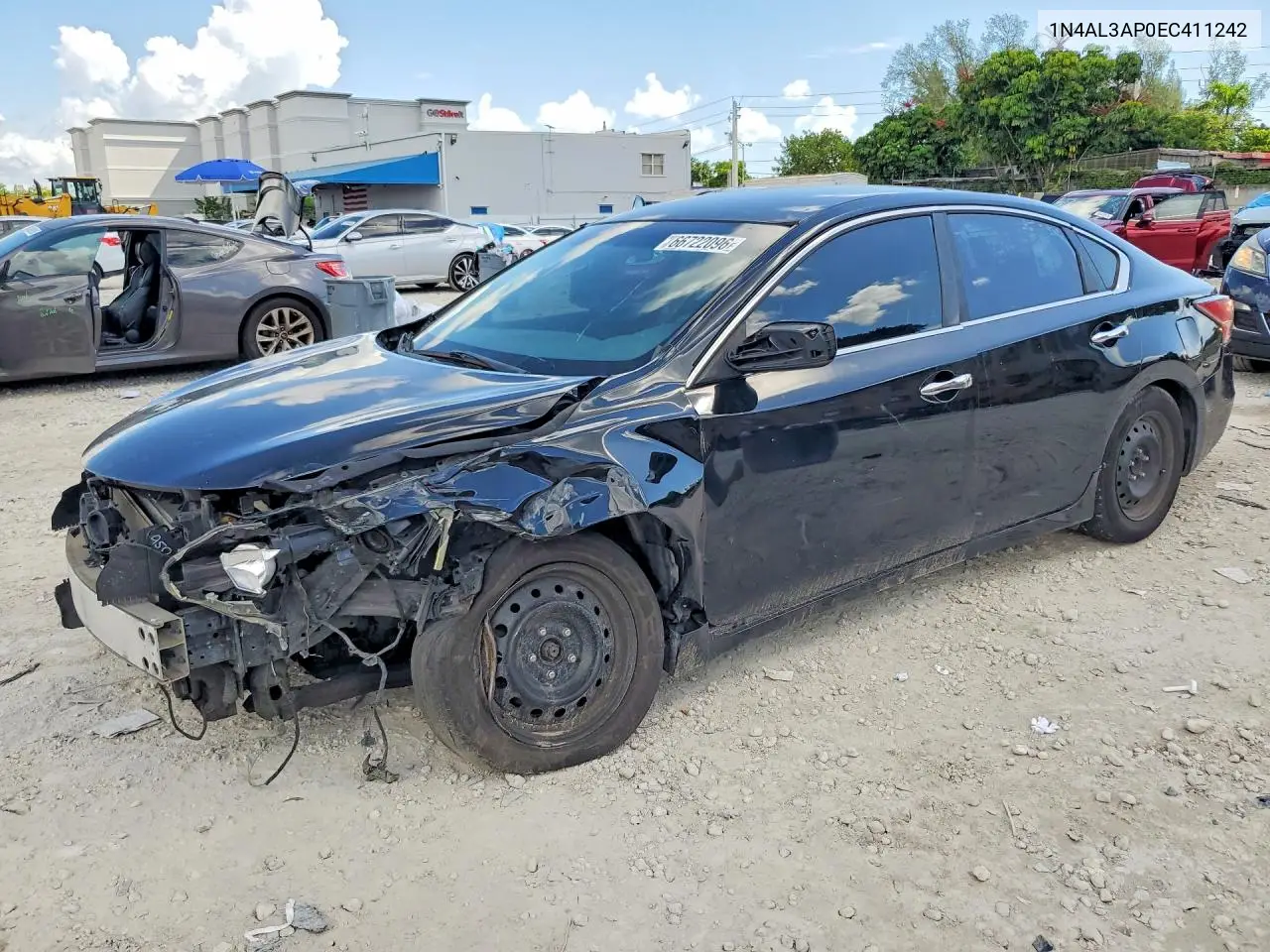 NISSAN ALTIMA 2014, VIN 1N4AL3AP0EC411242