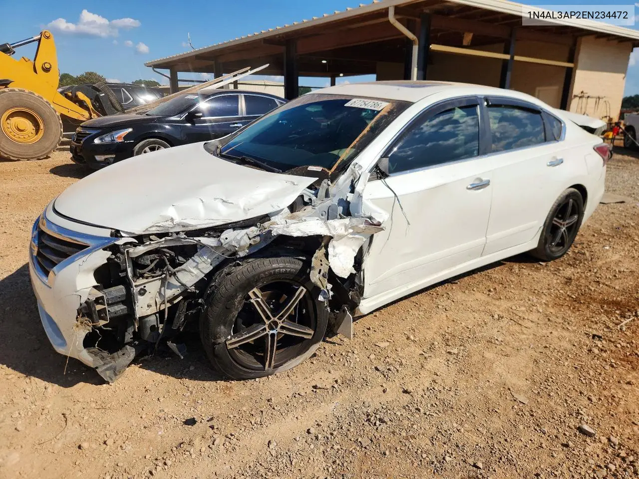 NISSAN ALTIMA 2014, VIN 1N4AL3AP2EN234472