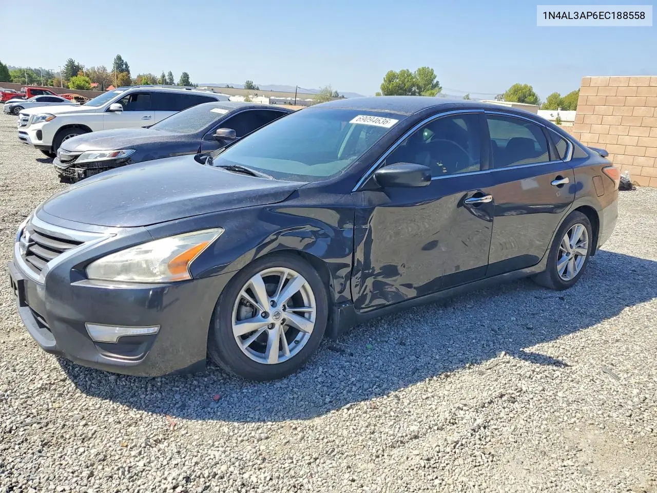 NISSAN ALTIMA 2014, VIN 1N4AL3AP6EC188558