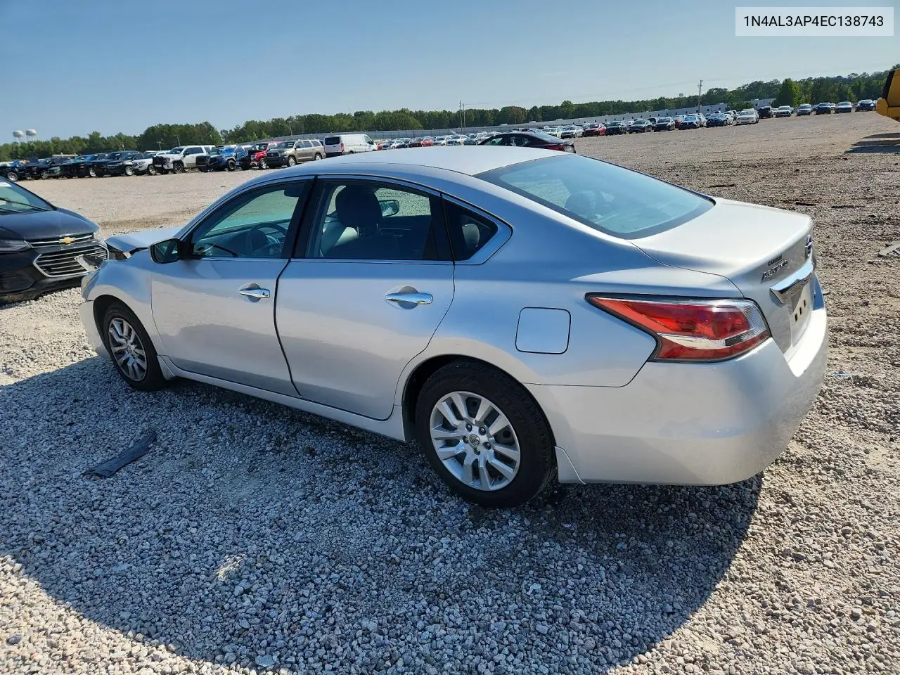 2014 NISSAN ALTIMA VIN 1N4AL3AP4EC138743 — фото 2