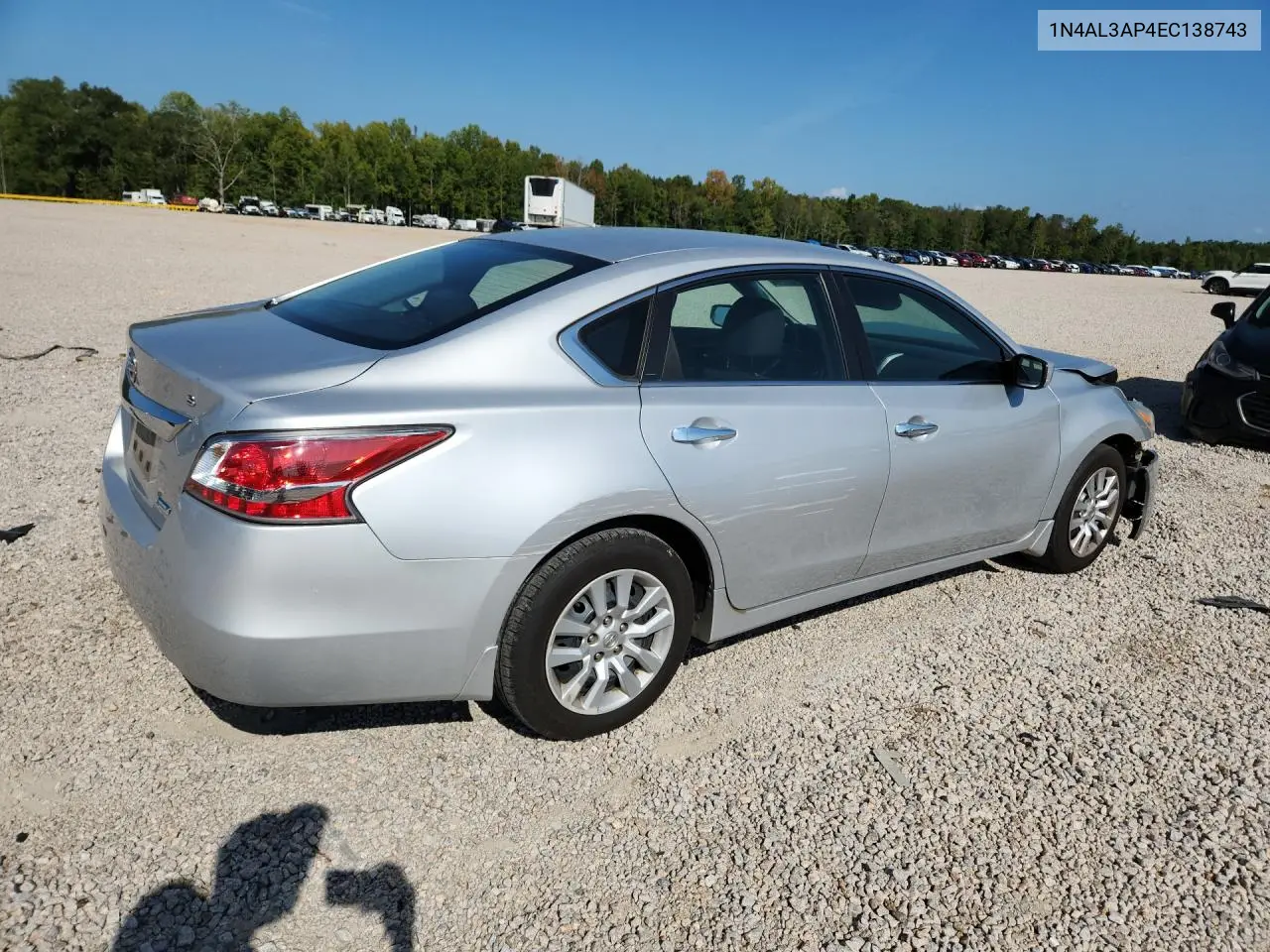 2014 NISSAN ALTIMA VIN 1N4AL3AP4EC138743 — фото 3