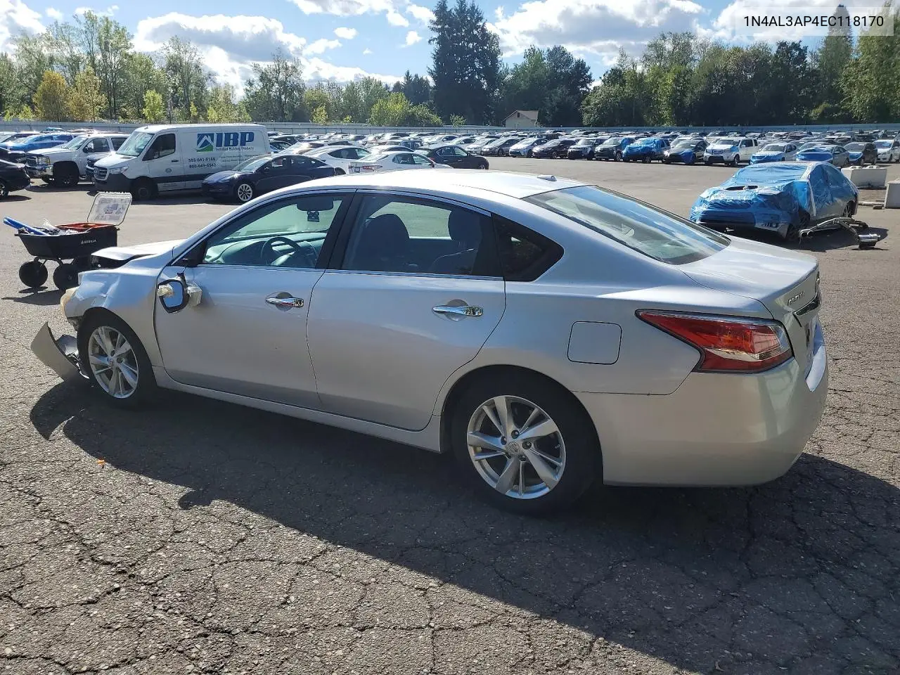 2014 NISSAN ALTIMA VIN 1N4AL3AP4EC118170 — фото 2