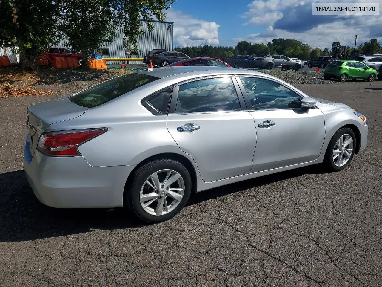 2014 NISSAN ALTIMA VIN 1N4AL3AP4EC118170 — фото 3