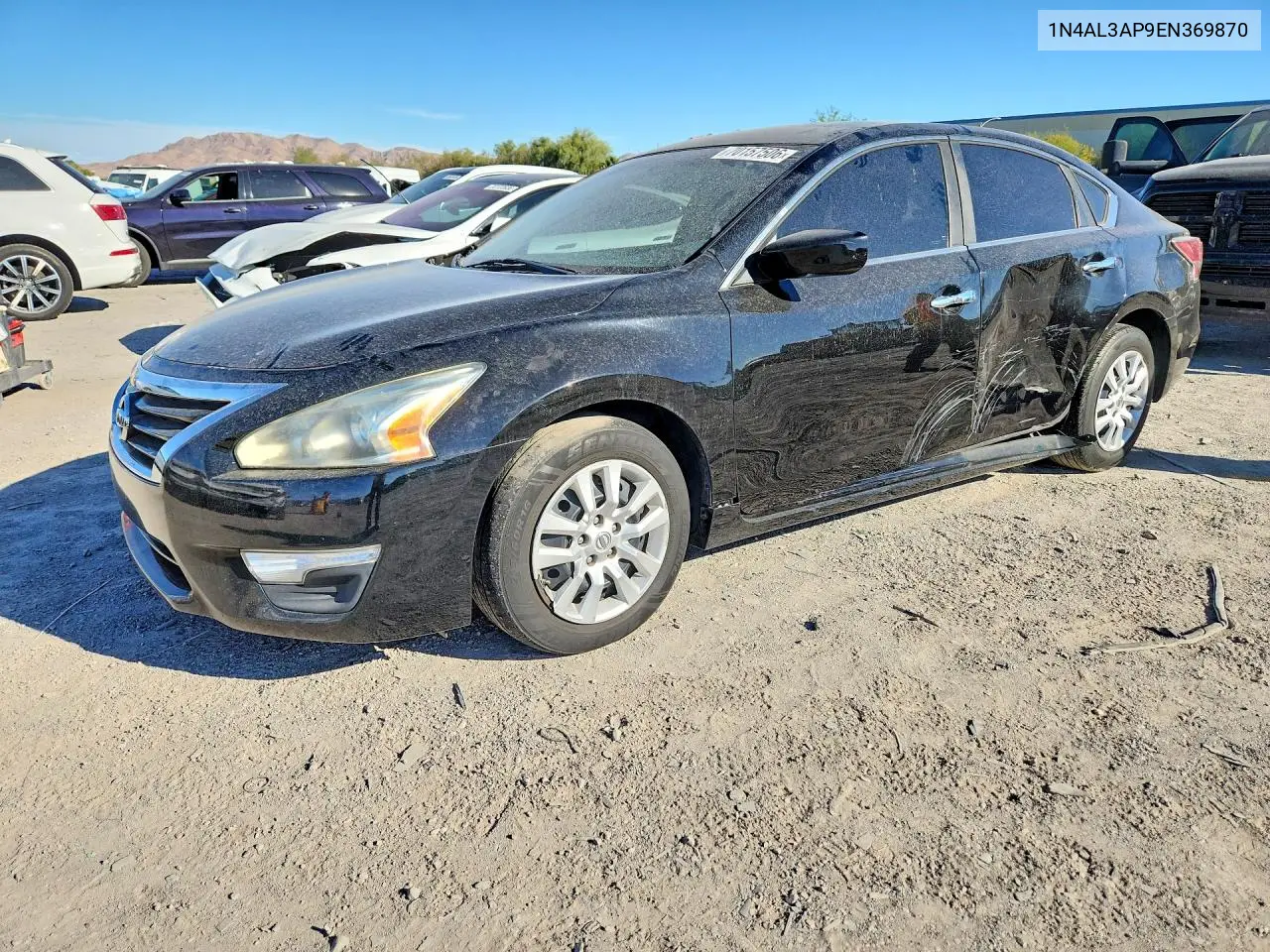 NISSAN ALTIMA 2014, VIN 1N4AL3AP9EN369870