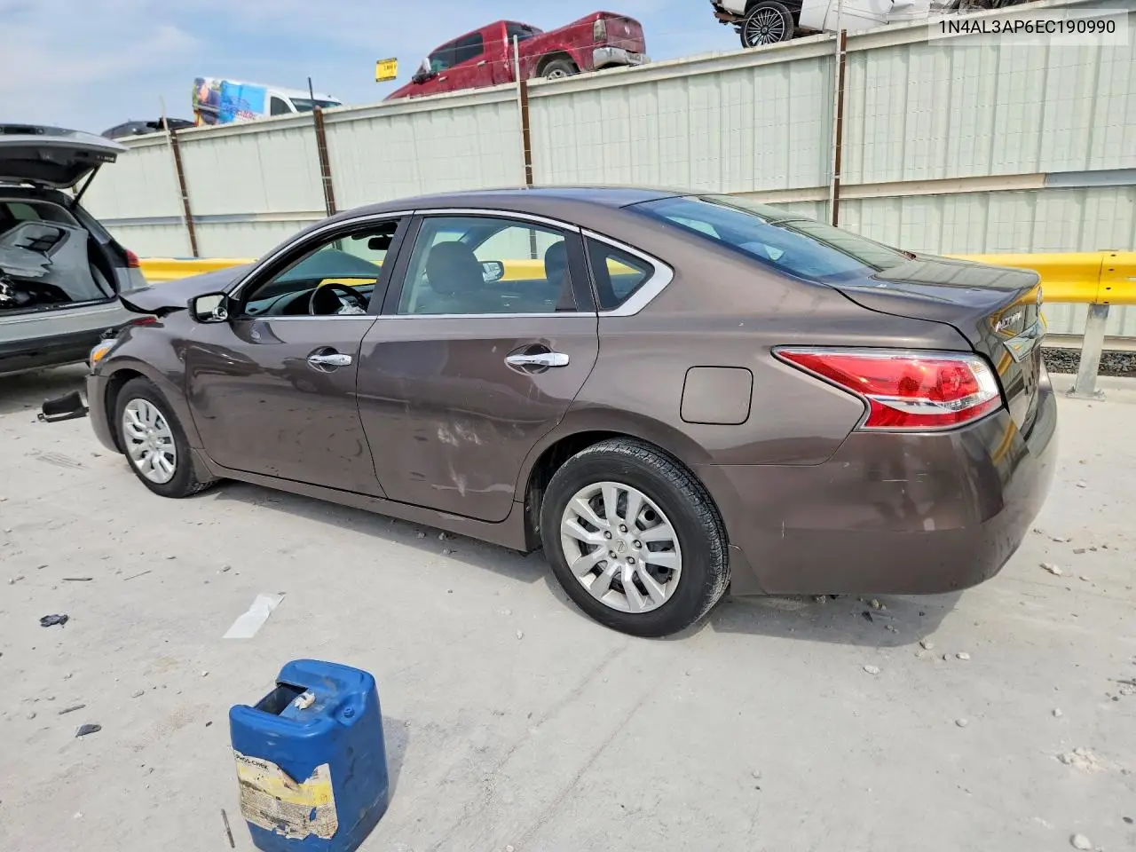 2014 NISSAN ALTIMA VIN 1N4AL3AP6EC190990 — фото 2