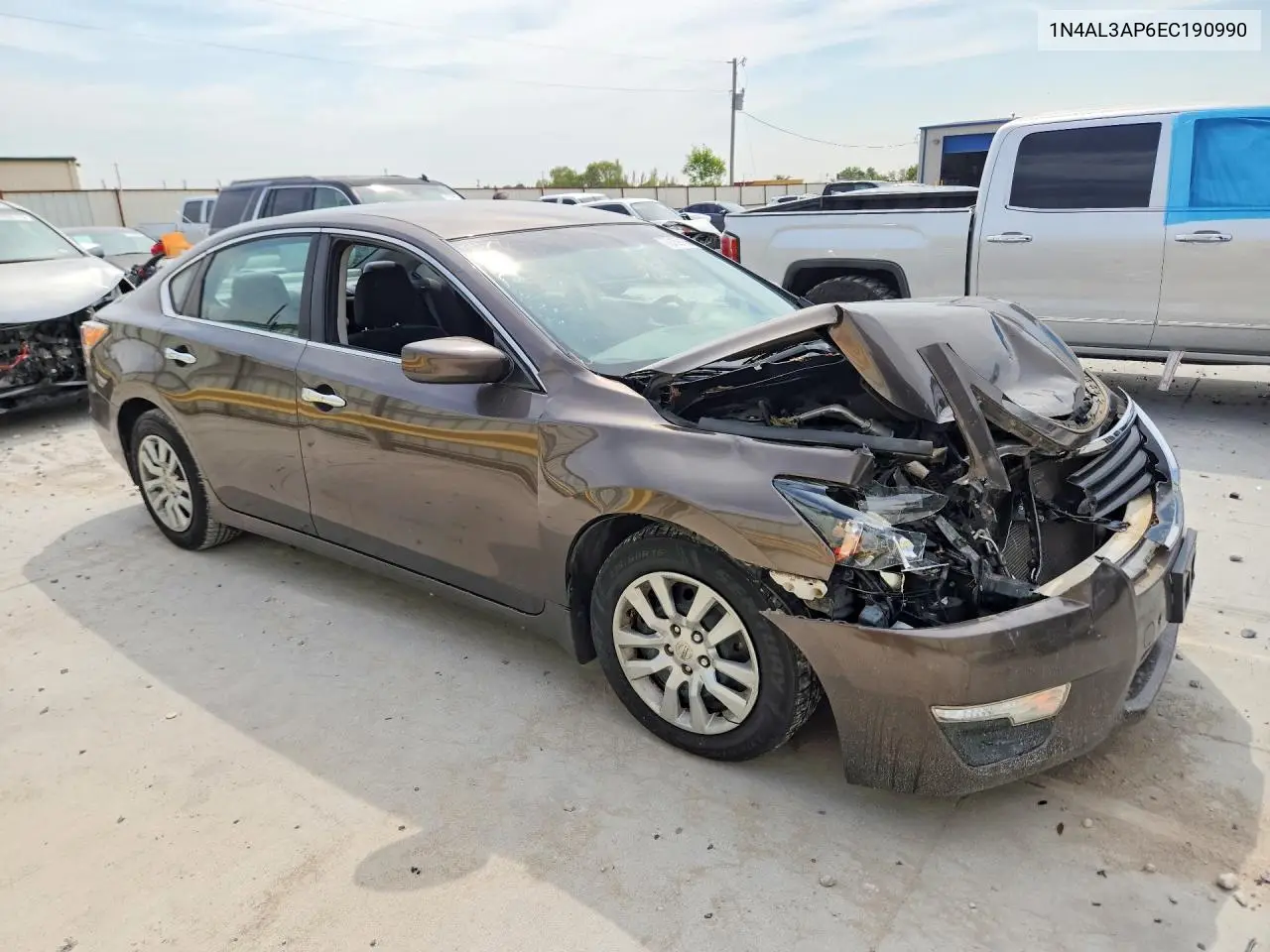 2014 NISSAN ALTIMA VIN 1N4AL3AP6EC190990 — фото 4
