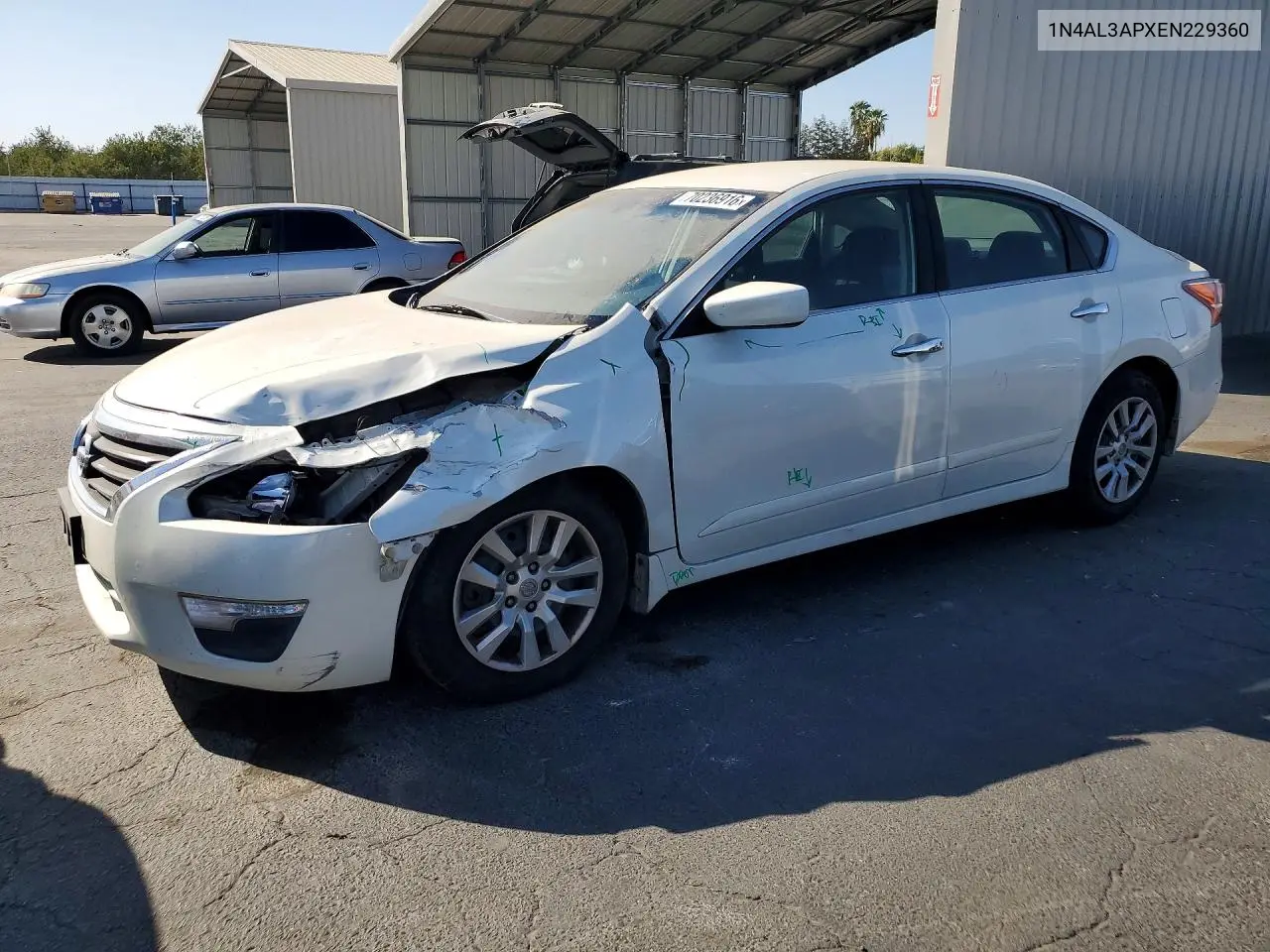 NISSAN ALTIMA 2014, VIN 1N4AL3APXEN229360