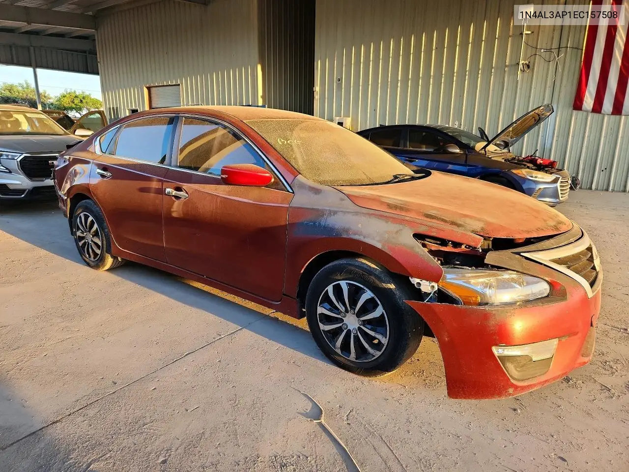 2014 NISSAN ALTIMA VIN 1N4AL3AP1EC157508 — фото 4