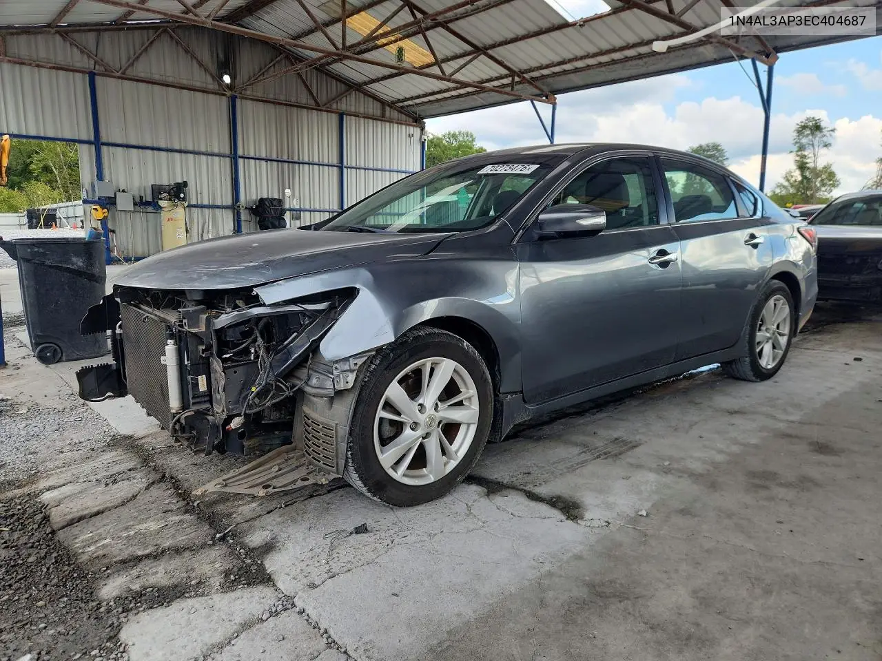 NISSAN ALTIMA 2014, VIN 1N4AL3AP3EC404687