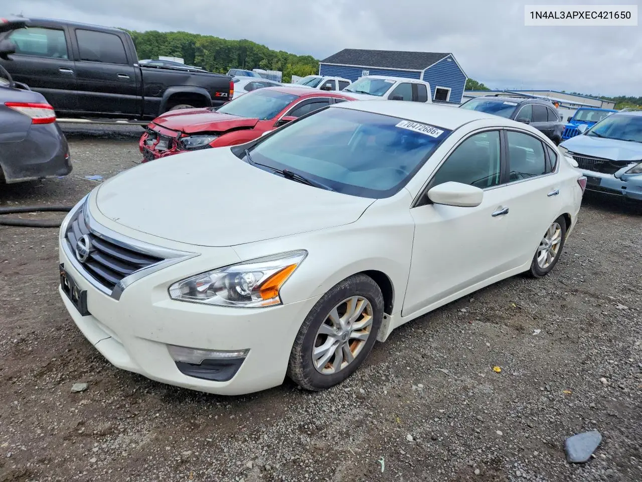 NISSAN ALTIMA 2014, VIN 1N4AL3APXEC421650