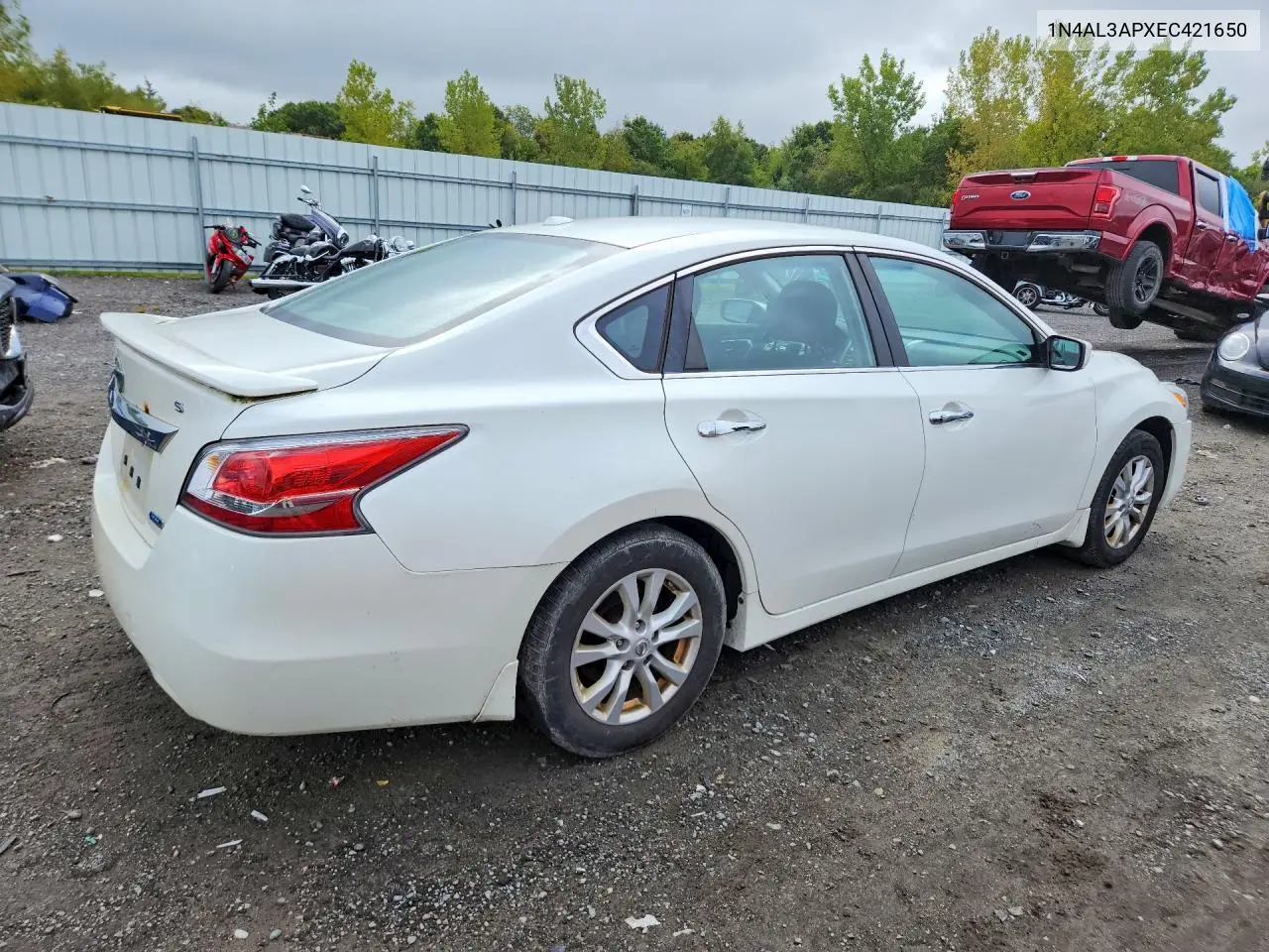 2014 NISSAN ALTIMA VIN 1N4AL3APXEC421650 — фото 3