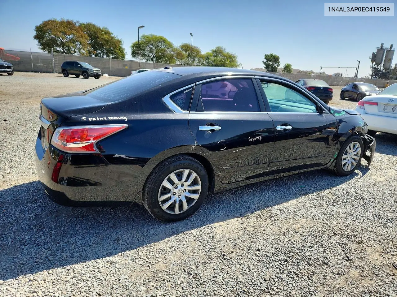 2014 NISSAN ALTIMA VIN 1N4AL3AP0EC419549 — фото 3