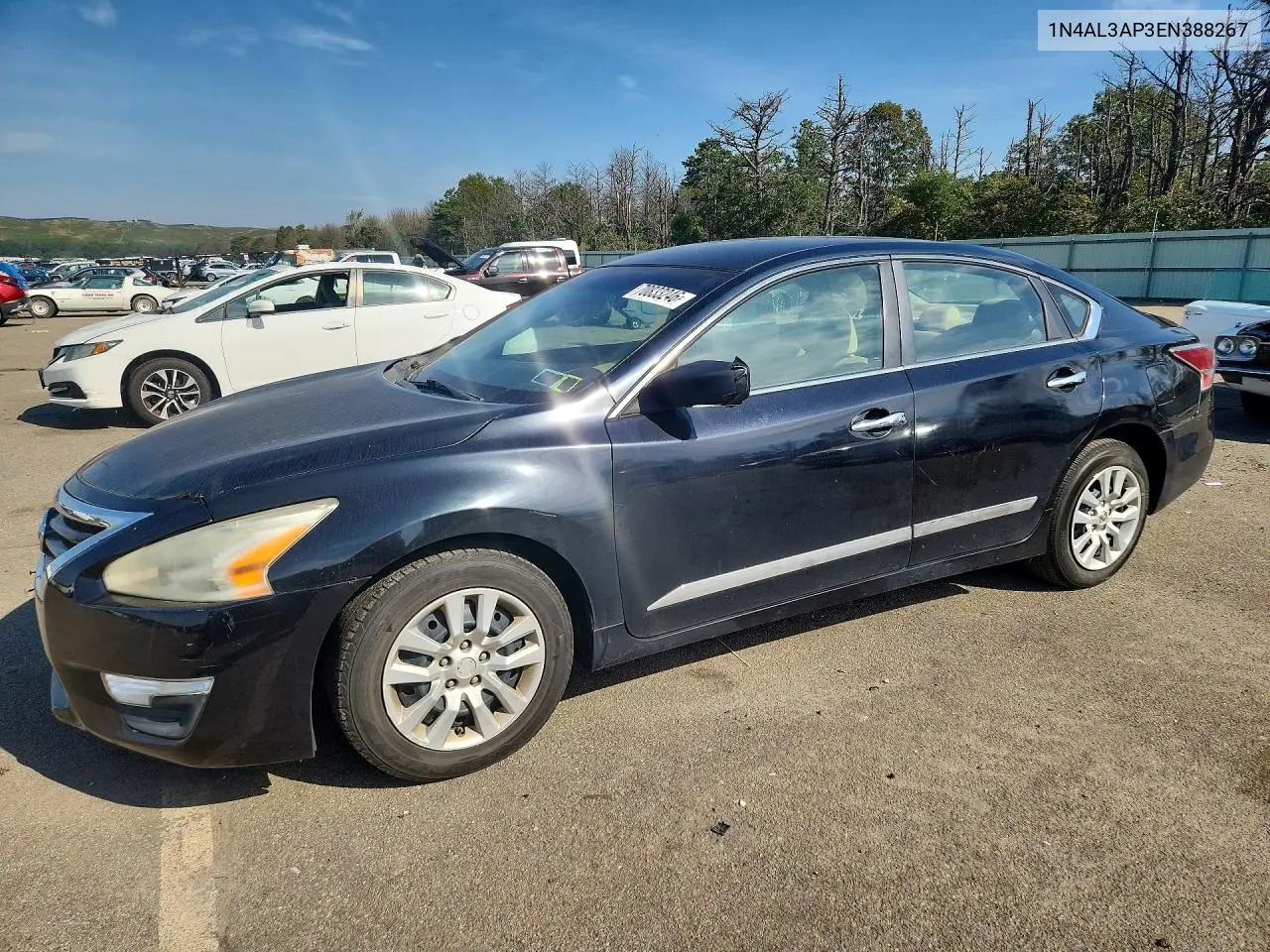 NISSAN ALTIMA 2014, VIN 1N4AL3AP3EN388267