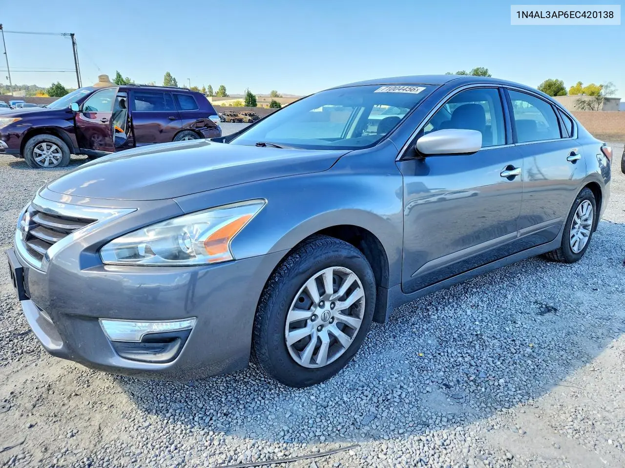 NISSAN ALTIMA 2014, VIN 1N4AL3AP6EC420138