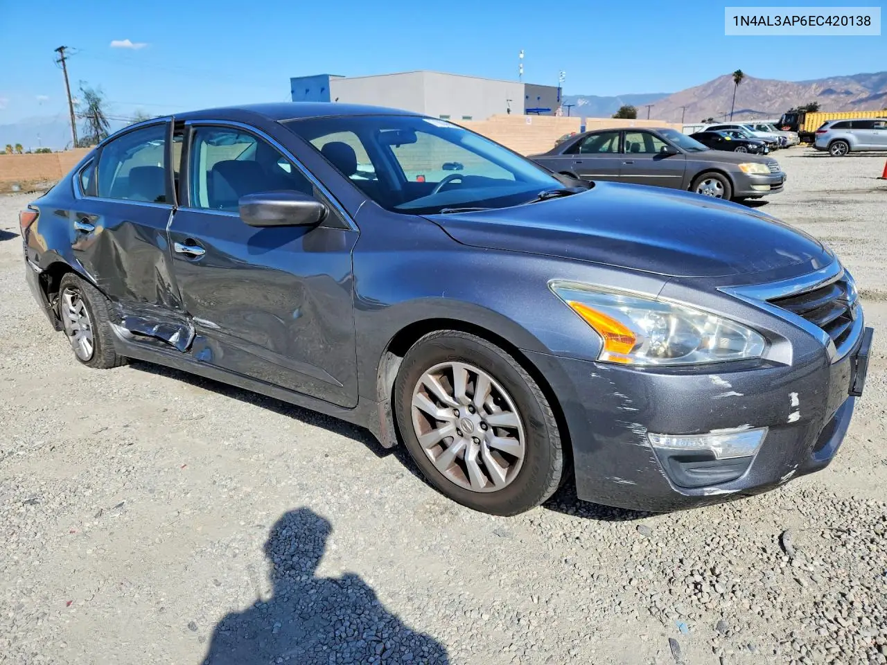 2014 NISSAN ALTIMA VIN 1N4AL3AP6EC420138 — фото 4