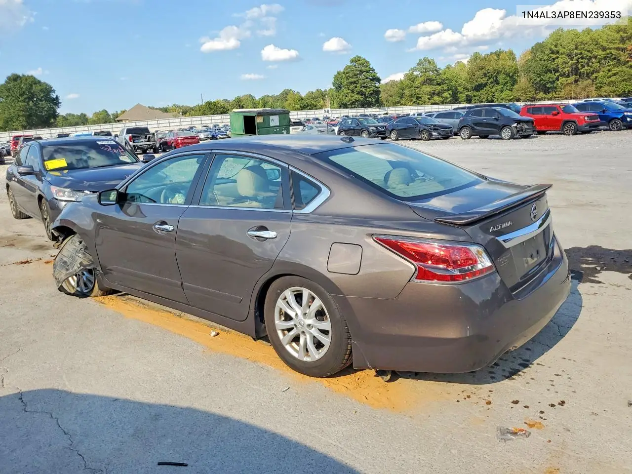 2014 NISSAN ALTIMA VIN 1N4AL3AP8EN239353 — фото 2