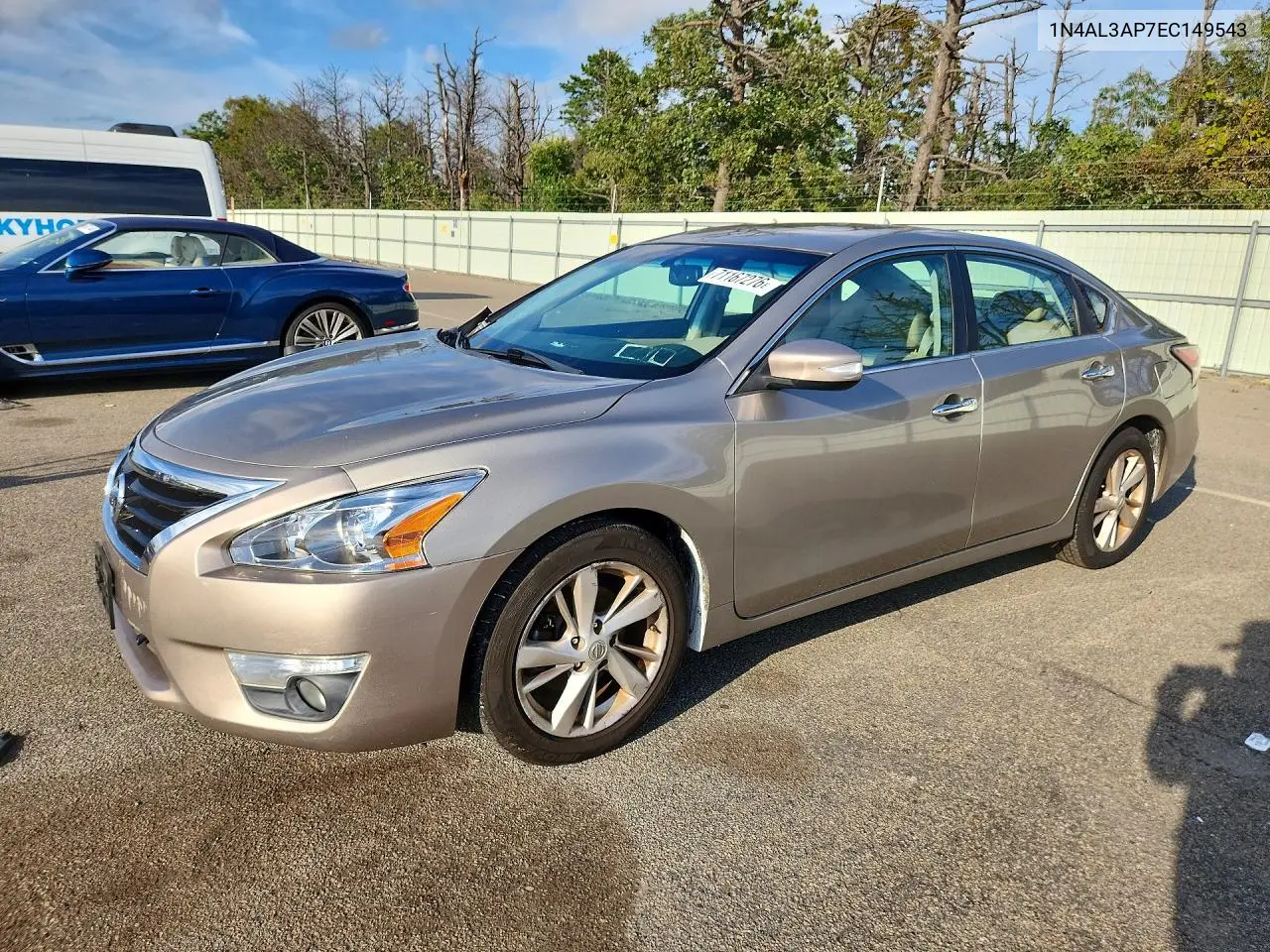 NISSAN ALTIMA 2014, VIN 1N4AL3AP7EC149543