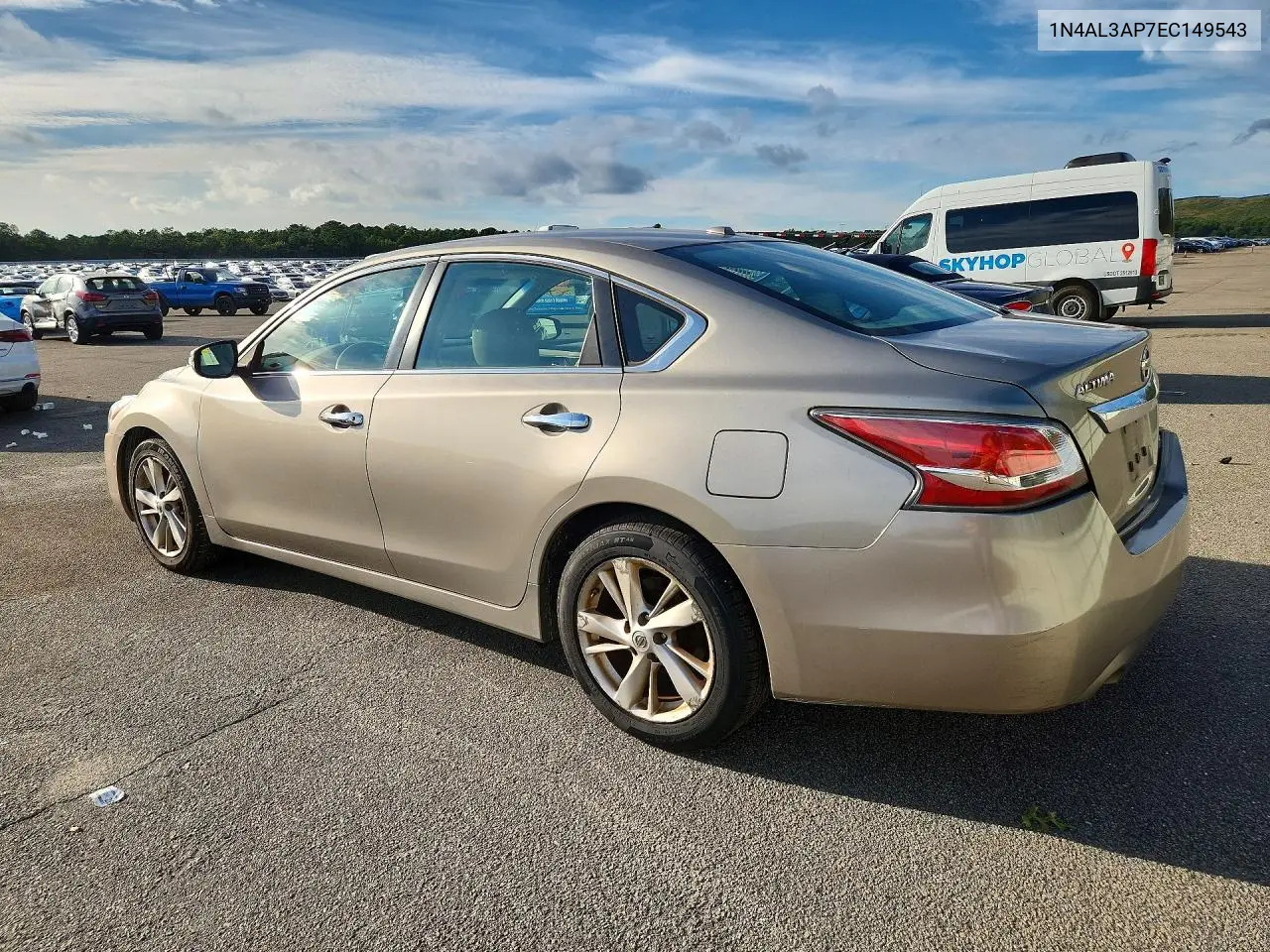2014 NISSAN ALTIMA VIN 1N4AL3AP7EC149543 — фото 2