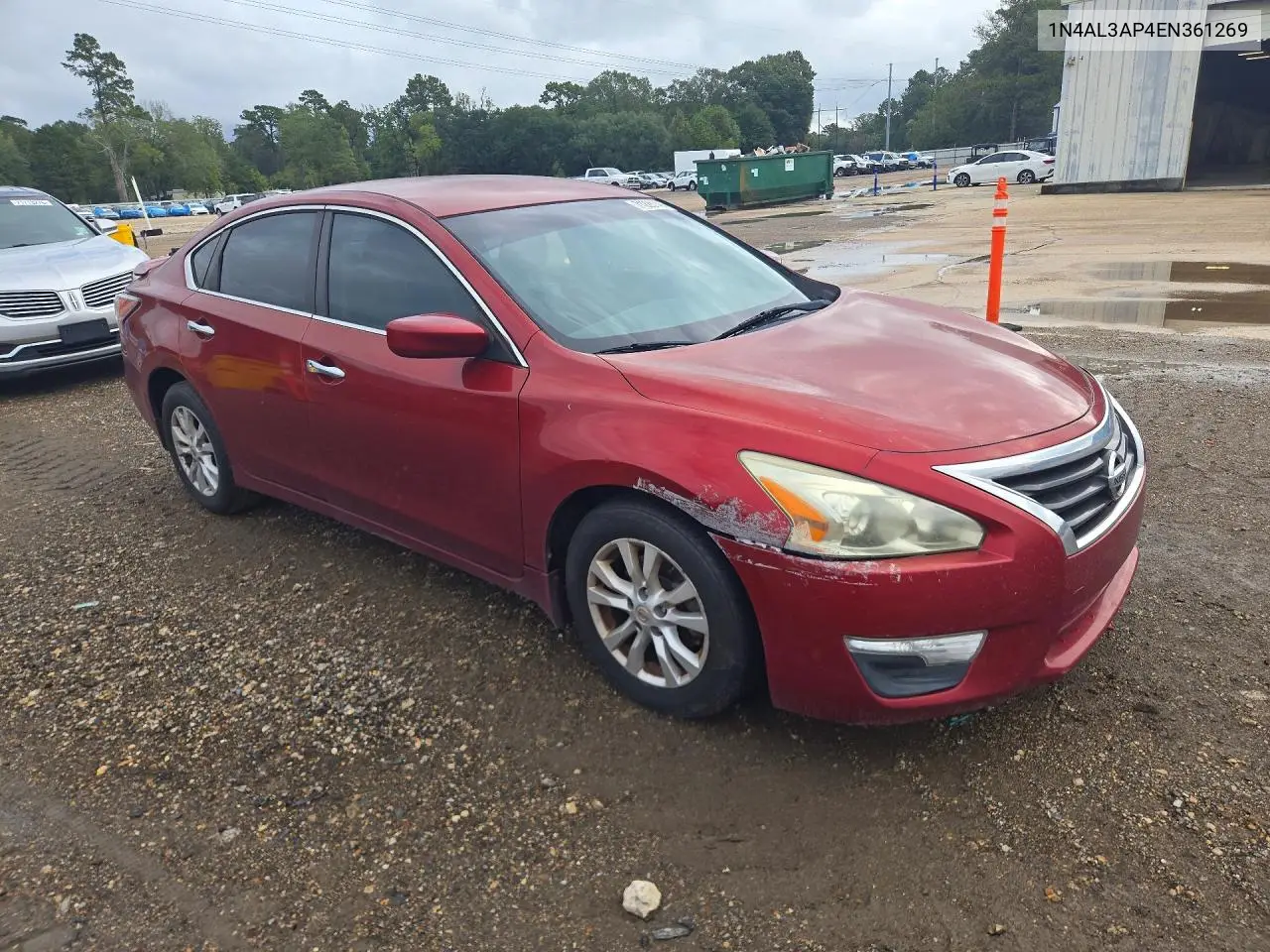 2014 NISSAN ALTIMA VIN 1N4AL3AP4EN361269 — фото 4