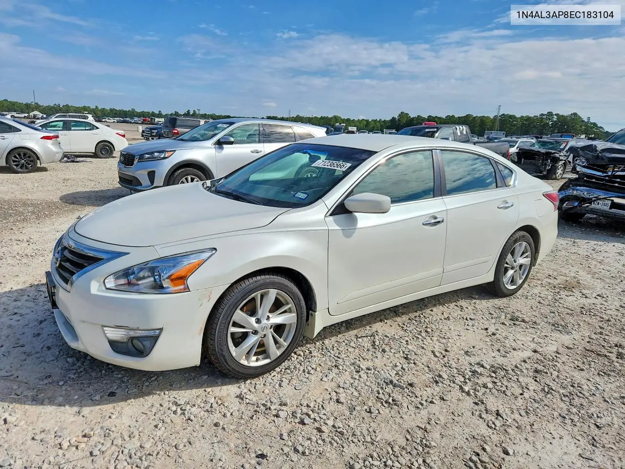NISSAN ALTIMA 2014, VIN 1N4AL3AP8EC183104