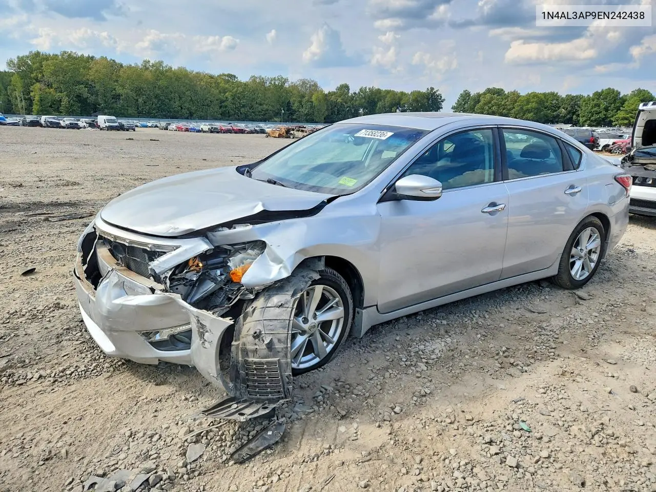 NISSAN ALTIMA 2014, VIN 1N4AL3AP9EN242438