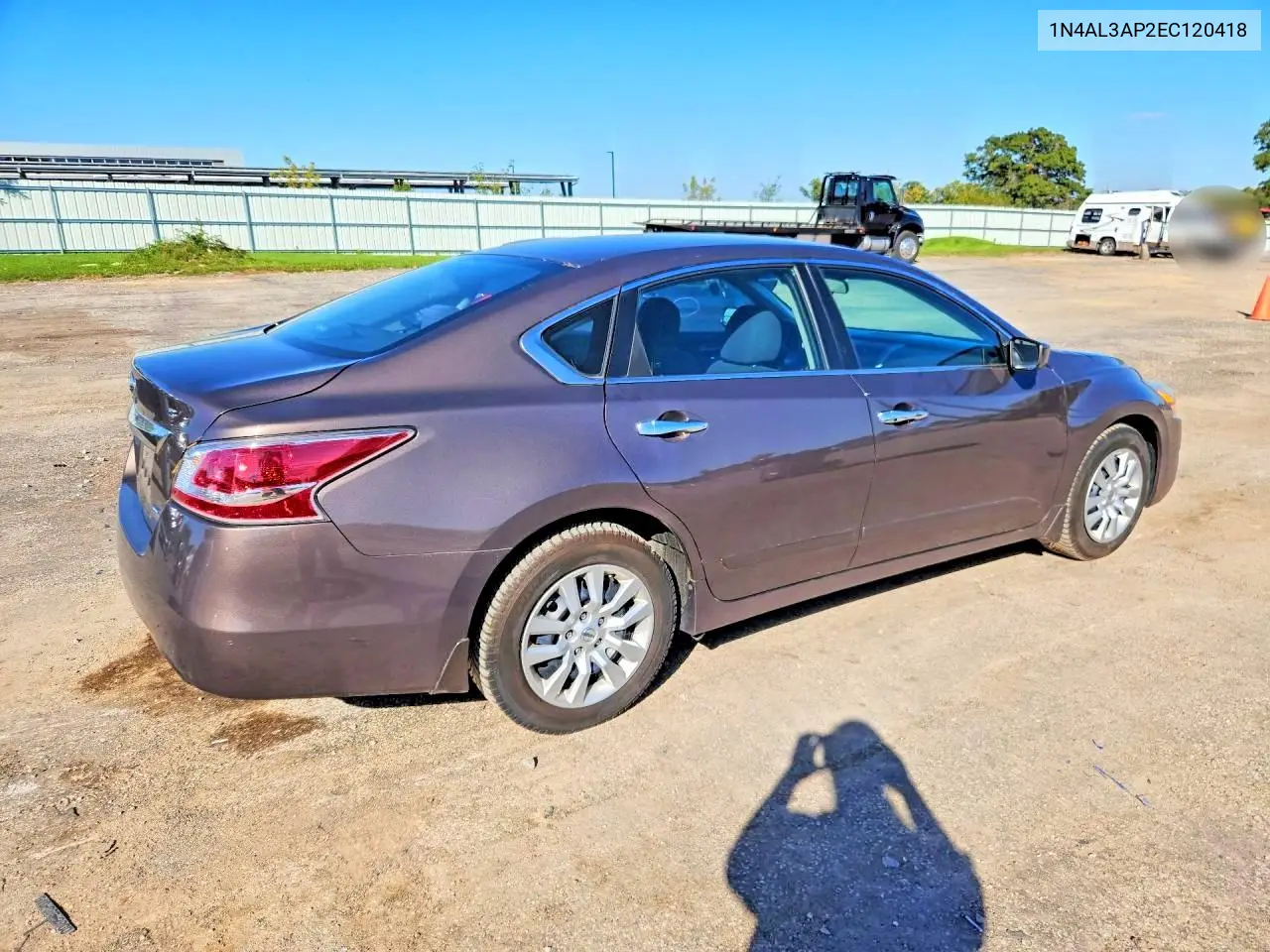 2014 NISSAN ALTIMA VIN 1N4AL3AP2EC120418 — фото 3