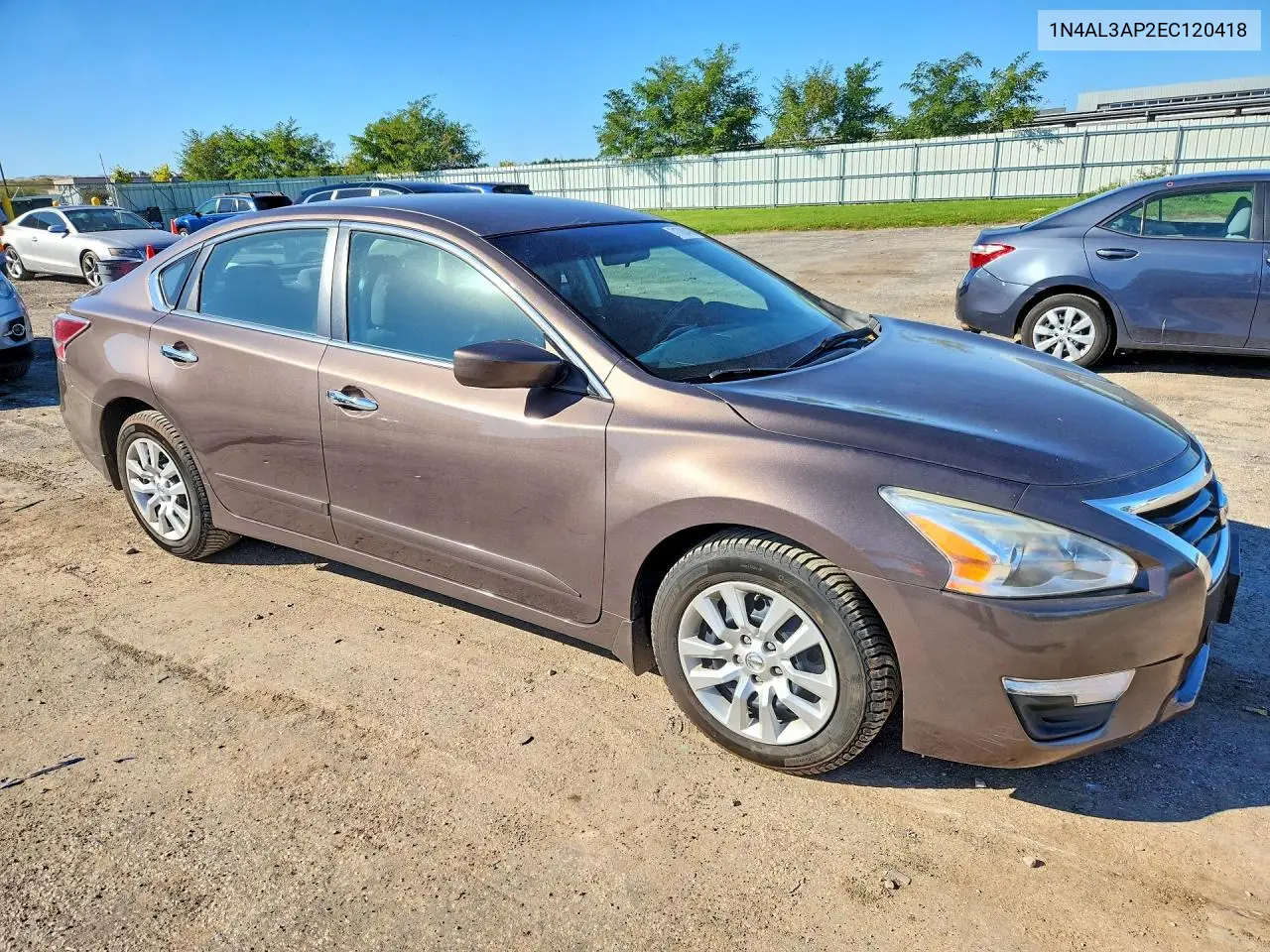 2014 NISSAN ALTIMA VIN 1N4AL3AP2EC120418 — фото 4