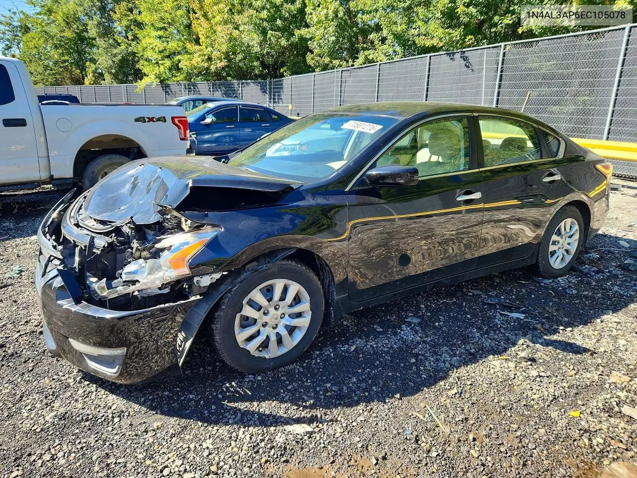 NISSAN ALTIMA 2014, VIN 1N4AL3AP6EC105078