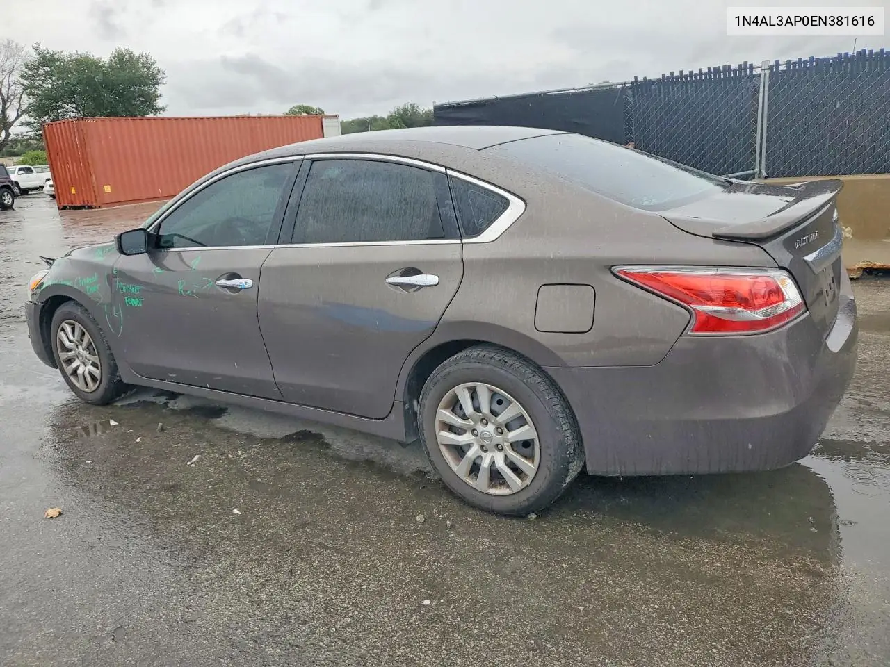 2014 NISSAN ALTIMA VIN 1N4AL3AP0EN381616 — фото 2